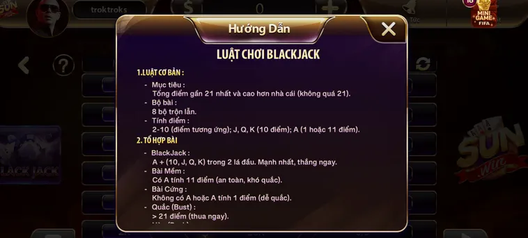 Black Jack Tại SunWin Chinh Phục Con Số 21 Nhận Thưởng Khủng Uy Tín Nhất 2026