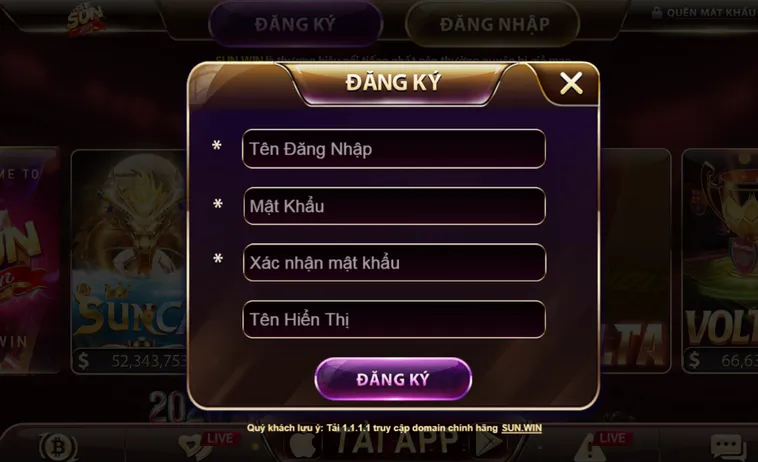 Đăng ký SunWin Nhận Ngay Ưu Đãi Khủng Để Trải Nghiệm Game Đỉnh Cao