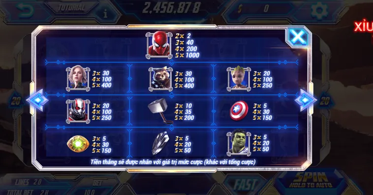 Nổ Hũ Avengers Tại SunWin Siêu Phẩm Quay Hũ Đổi Đời Với Tỷ Lệ Nổ Cực Cao