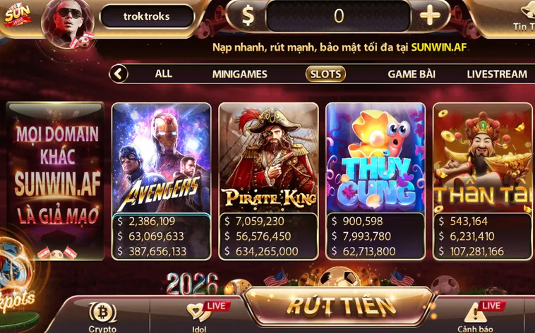 Nổ Hũ SunWin Săn Jackpot Khủng Nhận Thưởng Tỷ Đồng Uy Tín Nhất Thị Trường 2026