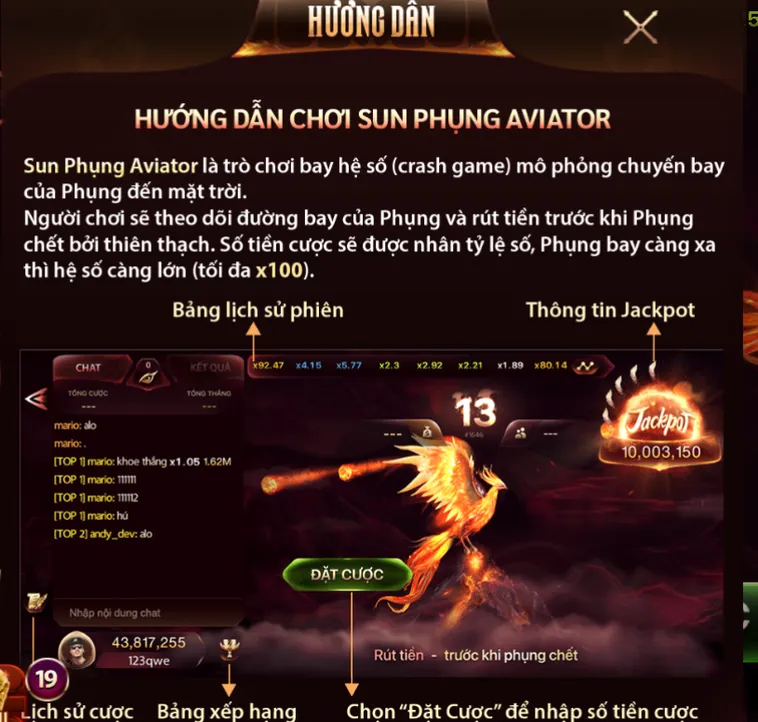 Minigame Sun Phụng Tại SunWin Đỉnh Cao Quay Hũ Thần Thoại Nhận Thưởng Siêu Khủng