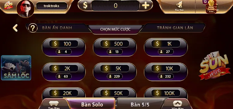 Chinh Phục Game Sâm Lốc Tại SunWin Và Nhận Ngay Quà Tặng Siêu Giá Trị
