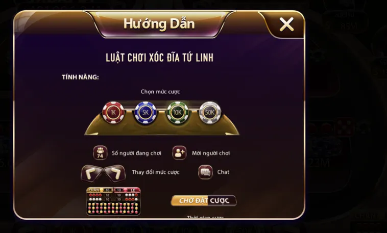 Minigame Xóc Đĩa Tứ Linh Tại SunWin Đấu Trường May Rủi Đỉnh Cao Nhận Thưởng Cực Lớn